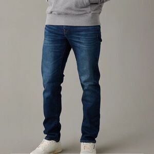 American‎ Eagle AirFlex+ Slim Straight Jean Rustic blue 36/30 NWT in packaging